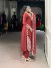 NNK3031 Maska Cotton With Sequins And Thread Embroidery Work Top With Bottom Dupatta Best Wholesale Shop In Surat